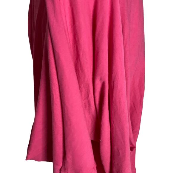 LuLaRoe Medium Ana Maxi Extra Long Dress Perfect For Tall Women Pink Fit Flare - Picture 11 of 16